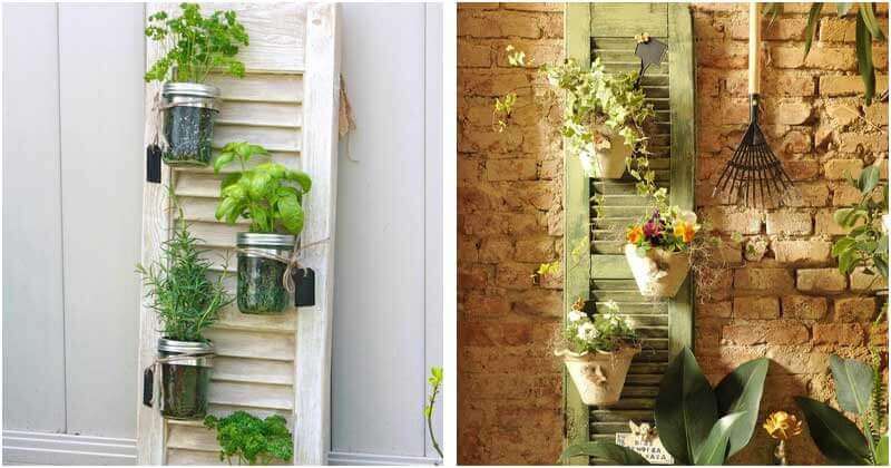 16 Amazing Old Shutter Decor Ideas For Your Backyard