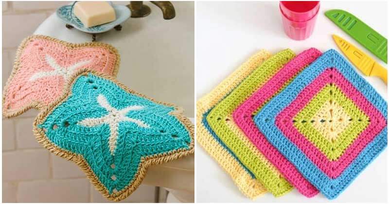 21 Free Crochet Dishcloth Patterns
