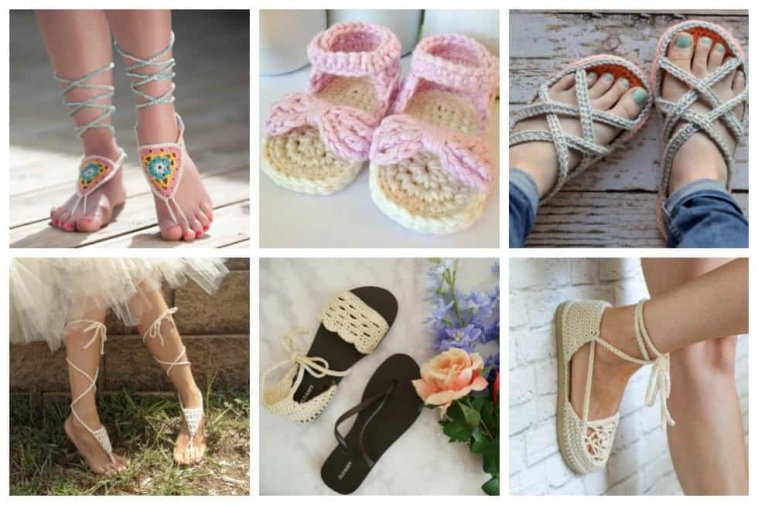 10 Adorable Crochet Sandals That Are Perfect For Summer