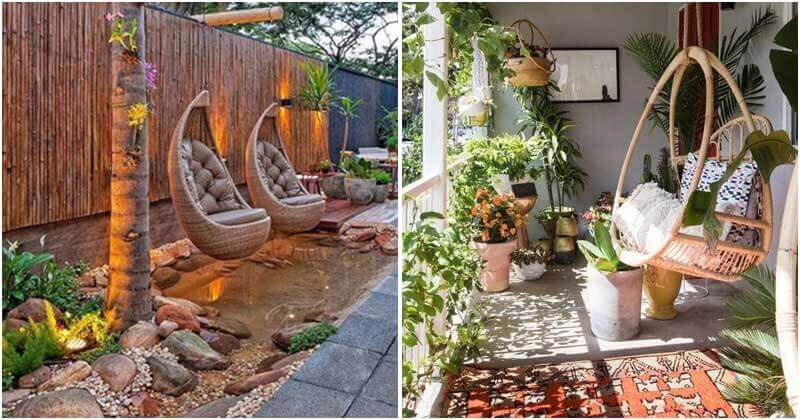 16 Stunning Garden Swing Ideas