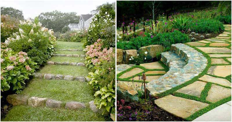21 Amazing Stone Garden Path Ideas