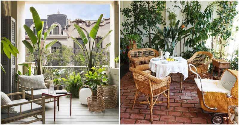 24 Tropical Garden Oasis Ideas For Your Balcony