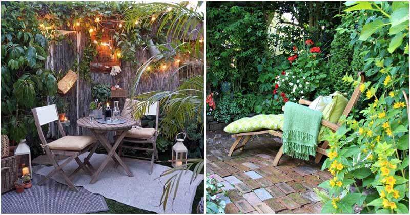 18 Appealing Small Patio Garden Ideas