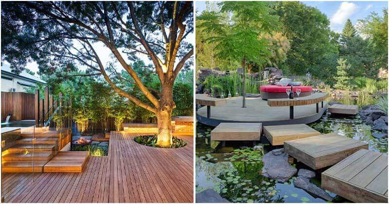 19 Fabulous Floating Deck Garden Ideas