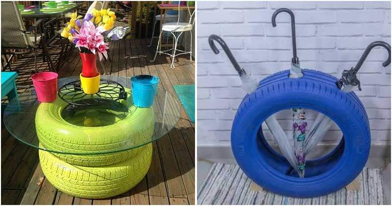 25 Ways To Reuse Old Tires In Your Garden