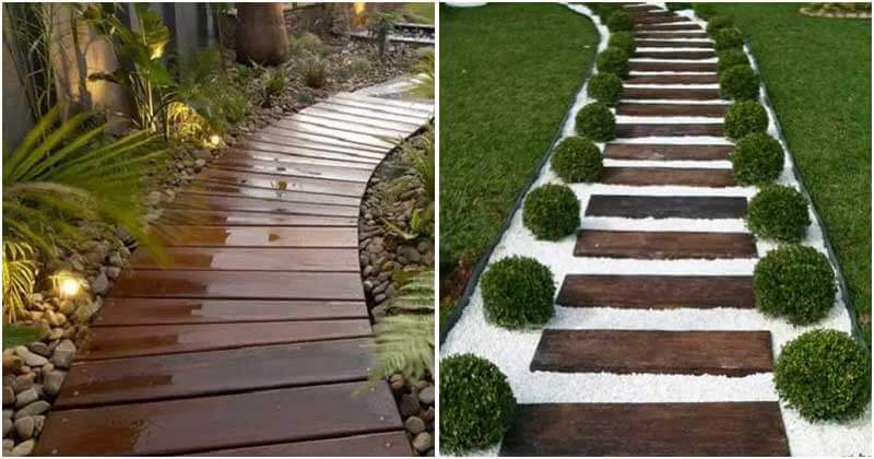 30 Fabulous DIY Garden Walkway Ideas
