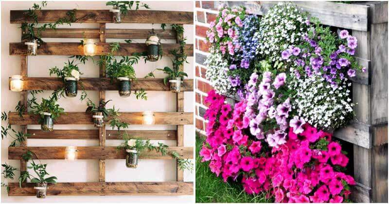 21 Stunning DIY Recycled Wood Pallet Garden Ideas