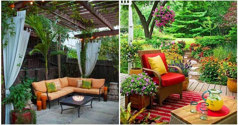 24 Attractive Garden Seating Ideas