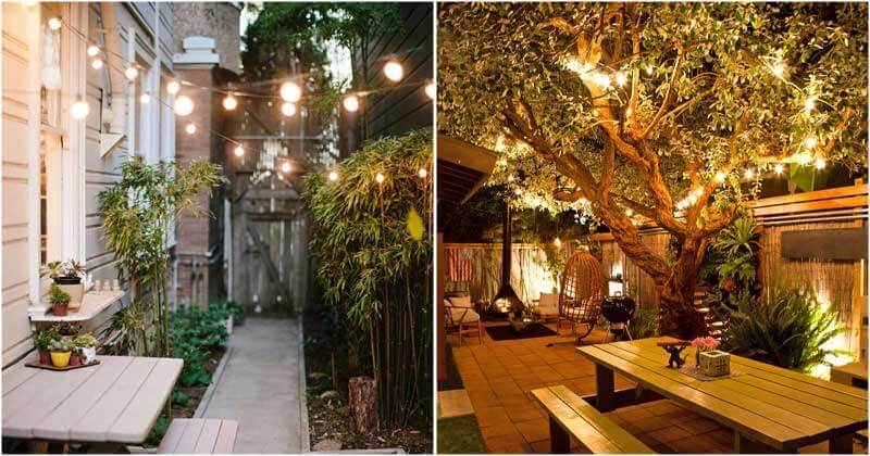 25 Awesome String Light Ideas For Patio, Garden, And Backyard