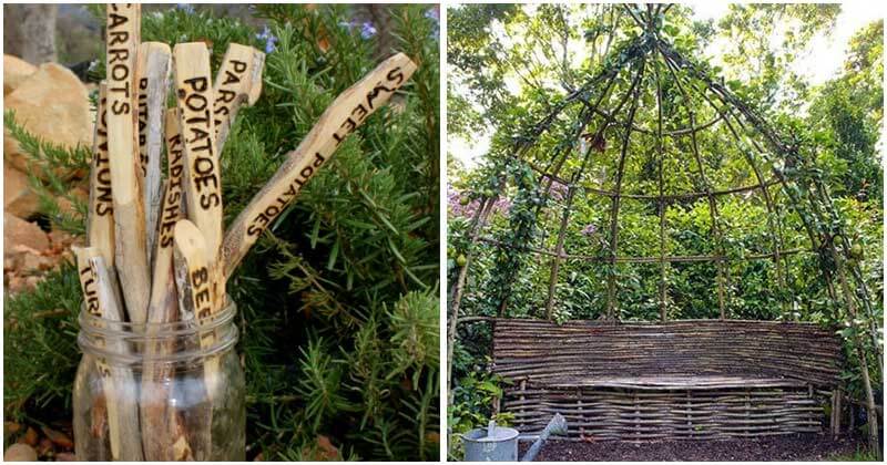 30 Amazing Garden Ideas For Sticks & Twigs