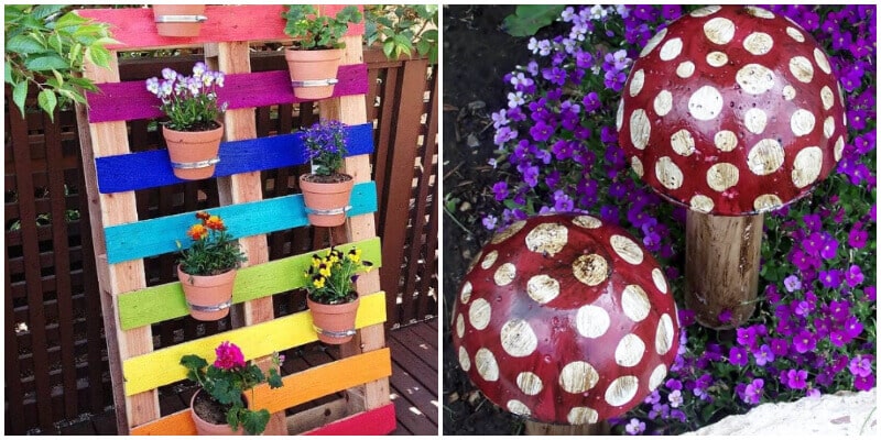 Cool and Creative DIY Painted Ideas for a Colorful Garden