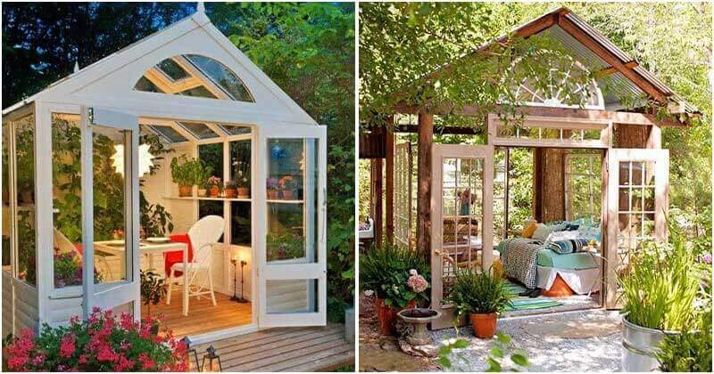 20 Gorgeous Backyard Glasshouse Ideas