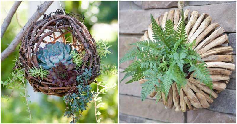 28 Pretty Outdoor Hanging Planter Ideas