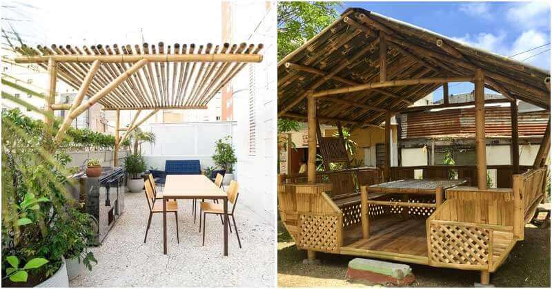 Bamboo Pergola Ideas To Liven Up Your Outdoor Space
