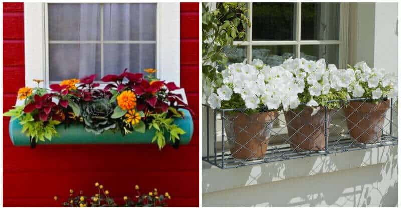 15 Creative DIY Window Box Planters