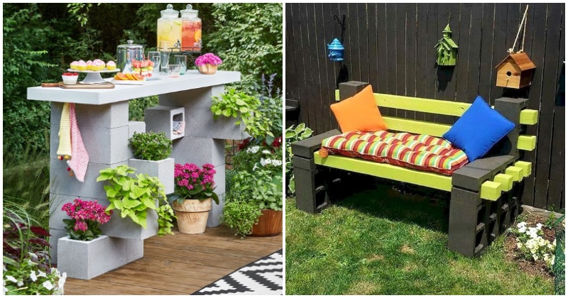 20 Creative DIY Cinder Block Garden Projects