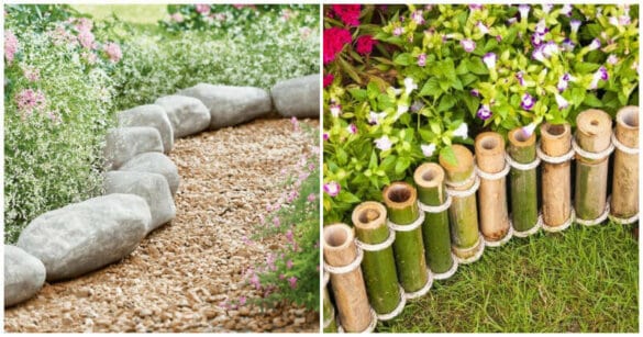 20 Inexpensive DIY Garden Border Ideas - HOME DECOR IDEAS