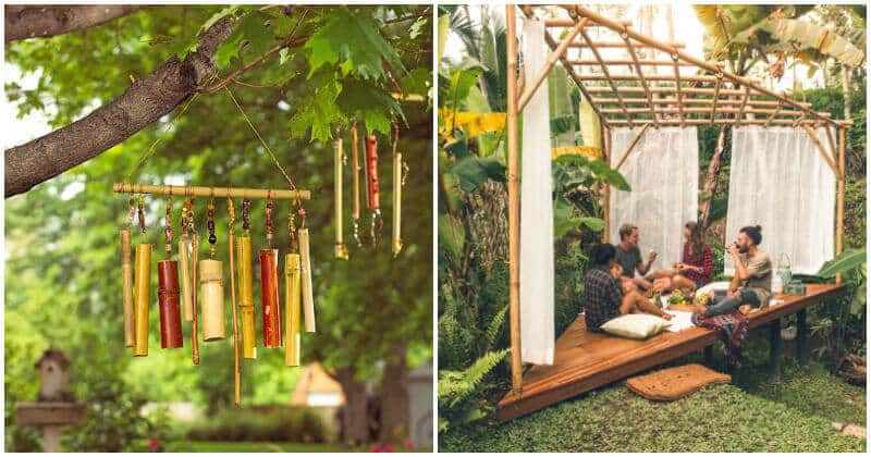 20 Inspiring DIY Bamboo Garden Projects At The Weekend