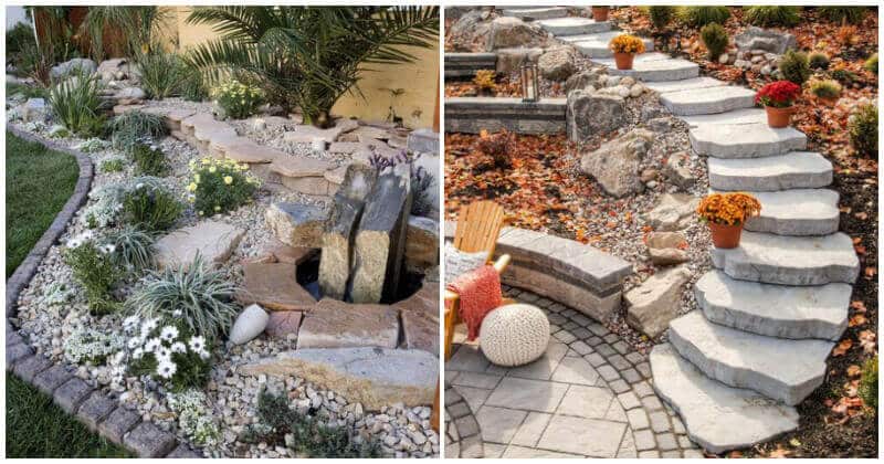 21 Marvelous Landscapes With Stone Ideas