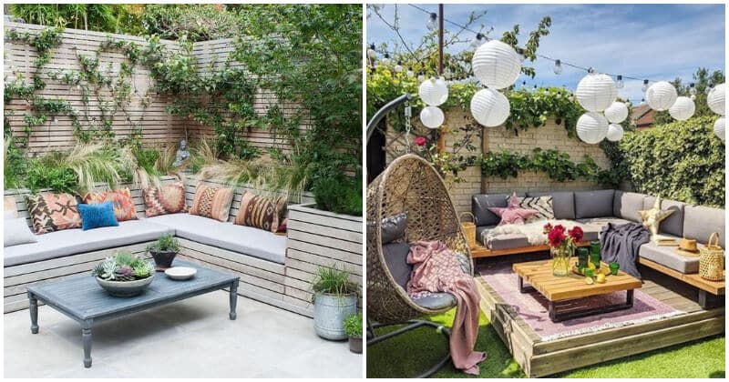 27 Amazing Garden Living Room Ideas With Sofa Furniture