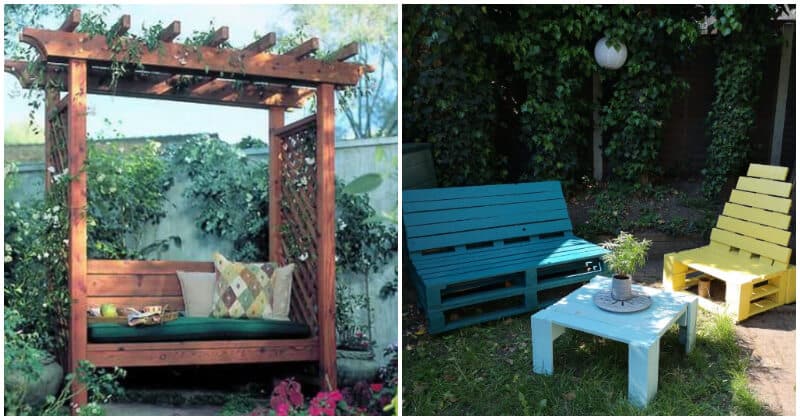 Simple DIY Garden Bench Projects