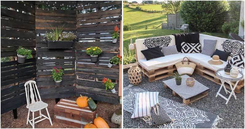 21 Striking Landscaping With Pallet Ideas