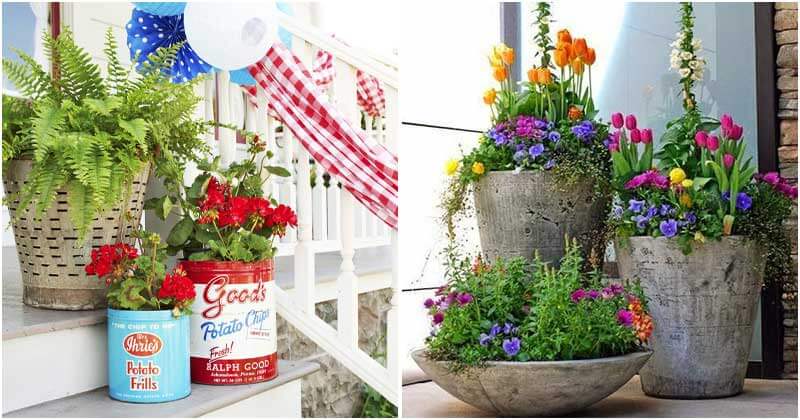 16 Creative and Fun Patio Planter Projects
