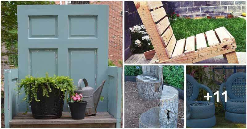 Easy And Cheap DIY Garden Chair Ideas
