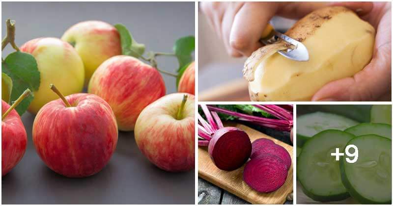 13 Fruits And Vegetables You Shouldn’t Peel