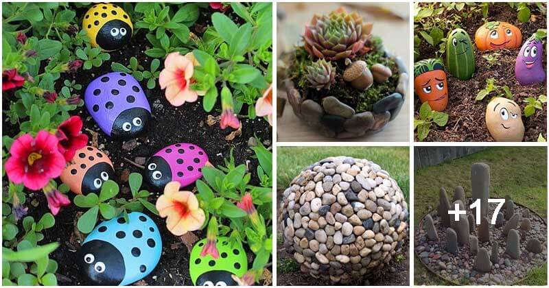 21 Cool DIY Garden Projects With Rocks