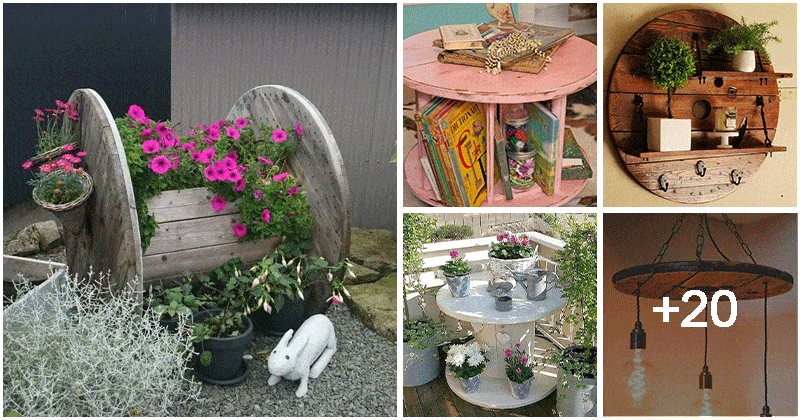 25 Recycled Cable Spool Ideas For Your Home And Garden