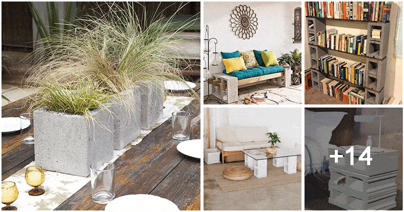 19 Cool Ways To Use DIY Cinder Block For Your Home