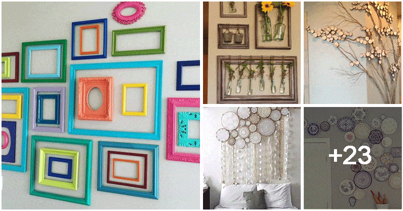 28 Easy And Creative Wall Art Decorating Ideas