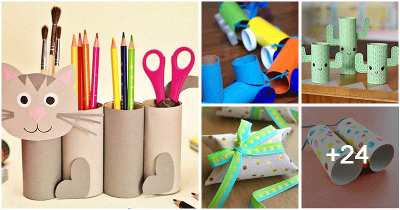 29 Lovely Toilet Paper Roll Craft Ideas To Do With Your Kids