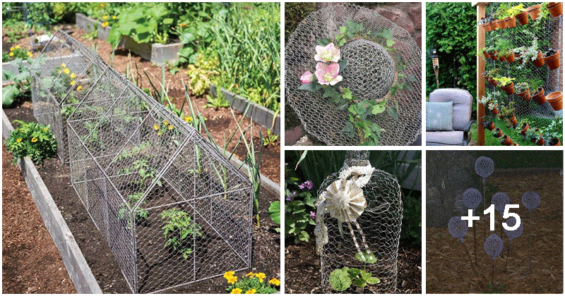 20 Creative Garden Ideas Made From Wire