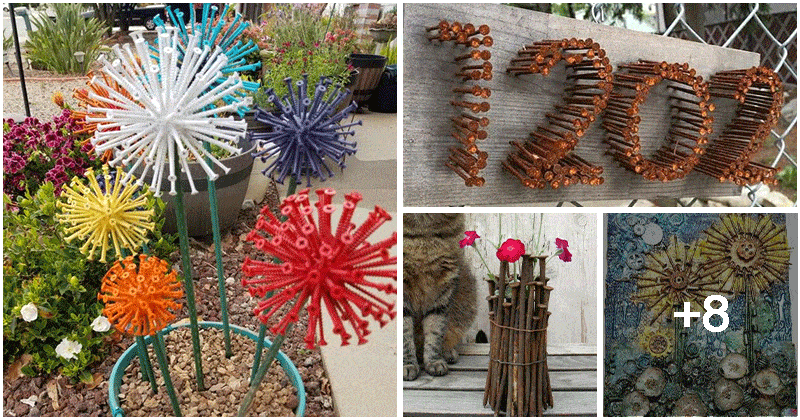 Easy and Fun Rusty Nail Crafts