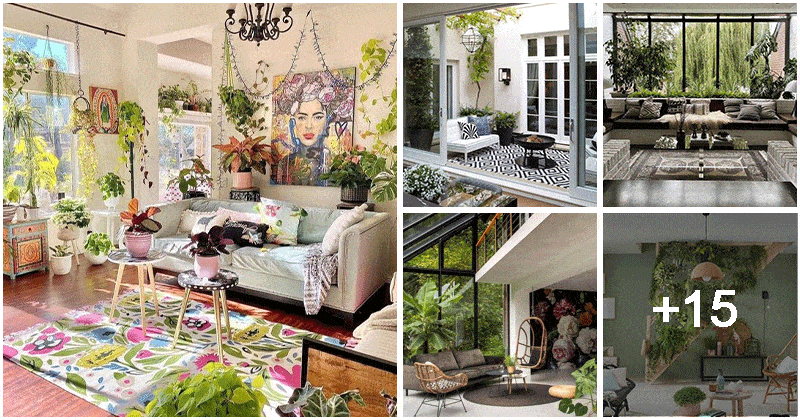 20 Striking Living Room Designs with Garden Ideas