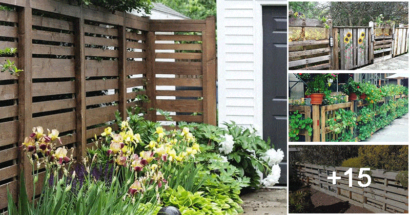 19 Impressive DIY Pallet Fence Ideas