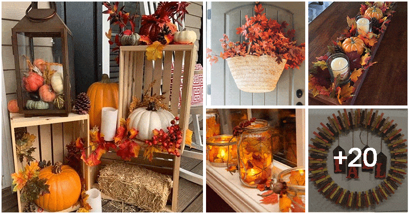 25 Handmade Thanksgiving Decorating Projects
