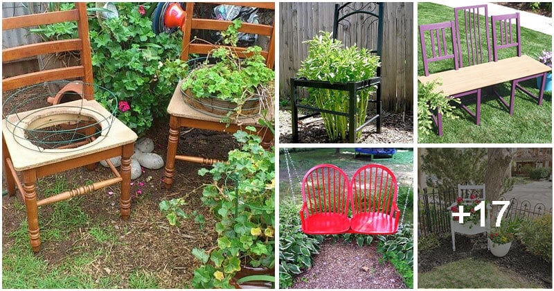 22 Amazing Upcycled Broken Chair Ideas For Backyard