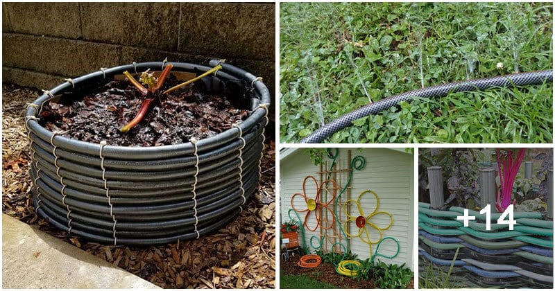 18 DIY Easy Projects Made Out Of Old Garden Hose