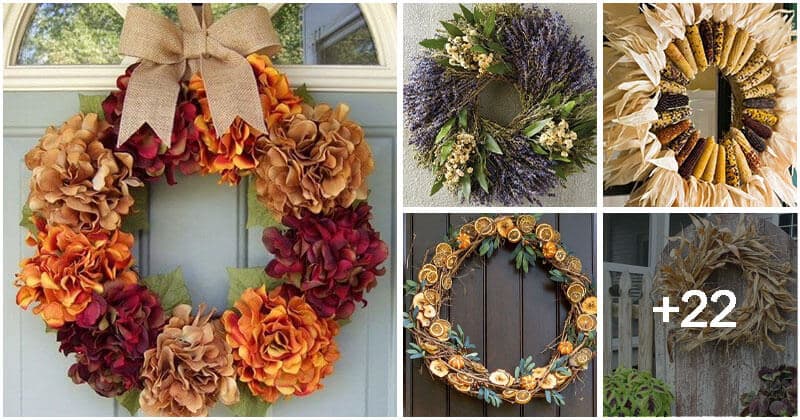 27 DIY Natural Fall Wreath Ideas